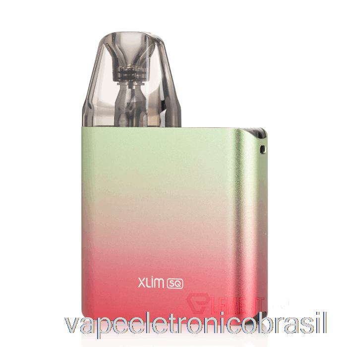 Vape Recarregável Oxva Xlim Sq Kit Rosa Verde